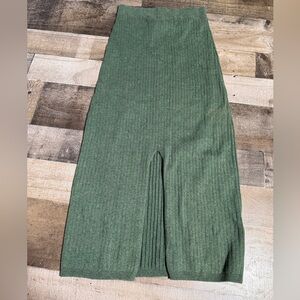 Free‎ People Green Long Skirt-XS